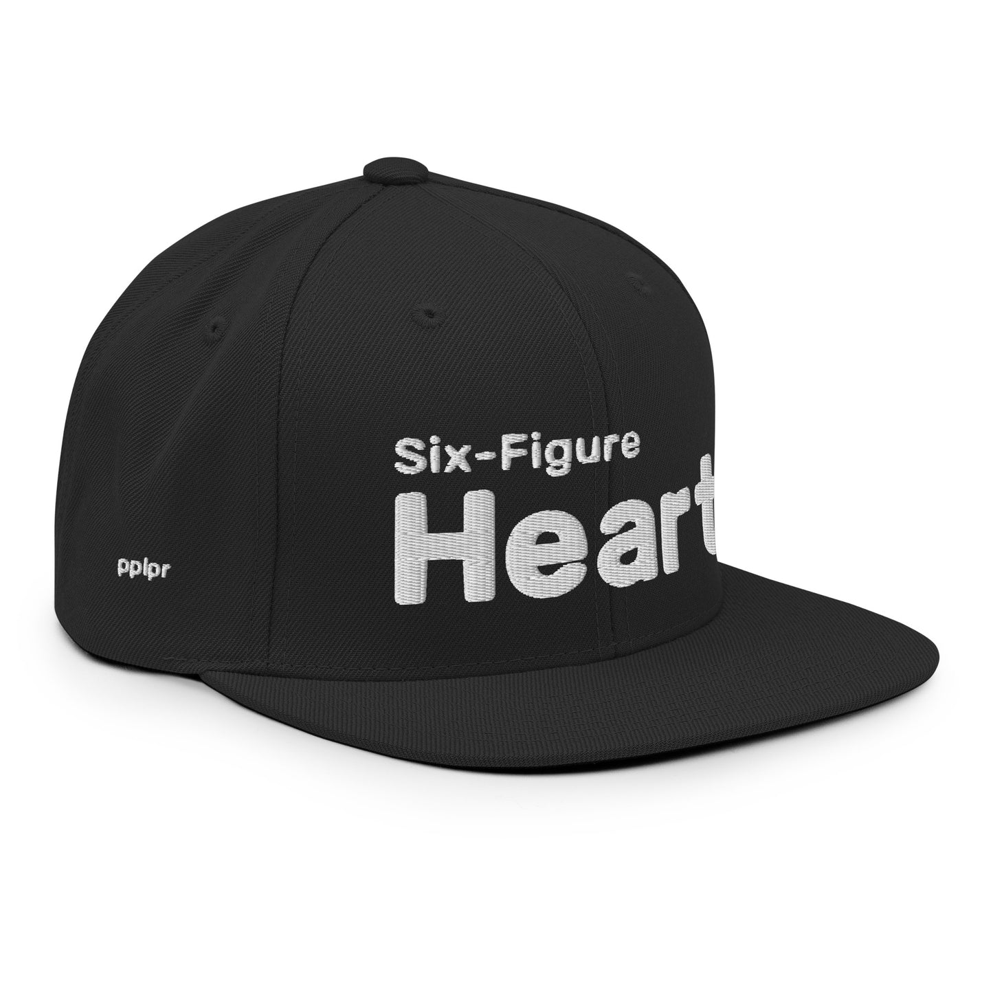 Peoplepreneur® - Six-Figure Heart [Raised] Snapback