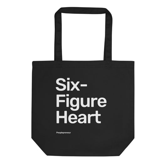 Peoplepreneur® - Eco Tote Bag [Six-Figure Heart]